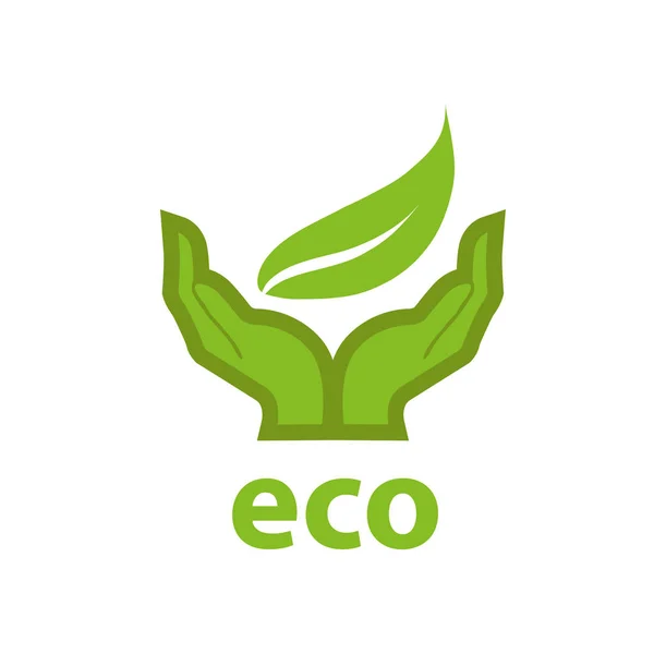 Vector logo eco — Vector de stock