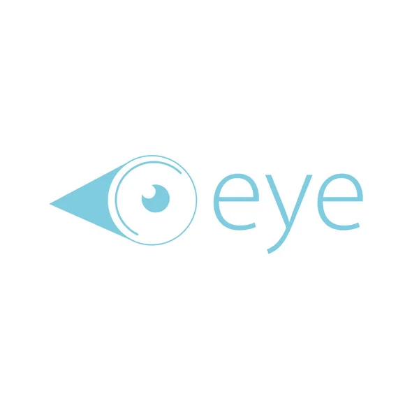Vetor logotipo olho — Vetor de Stock