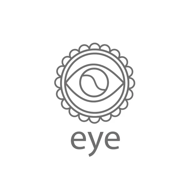 Vector logo oog — Stockvector