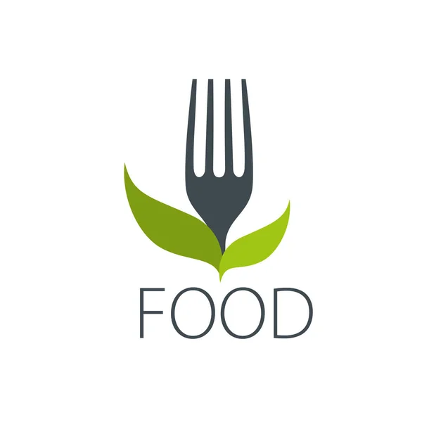 Vektör logo gıda — Stok Vektör