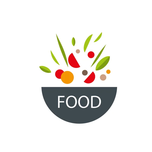 Vector logo food — Stock Vector