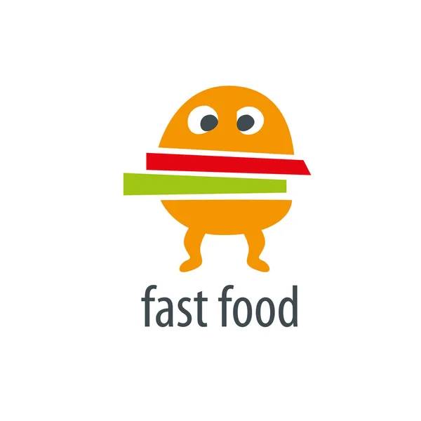 Vector logo alimentos — Vector de stock