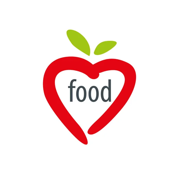 Vetor logotipo comida — Vetor de Stock