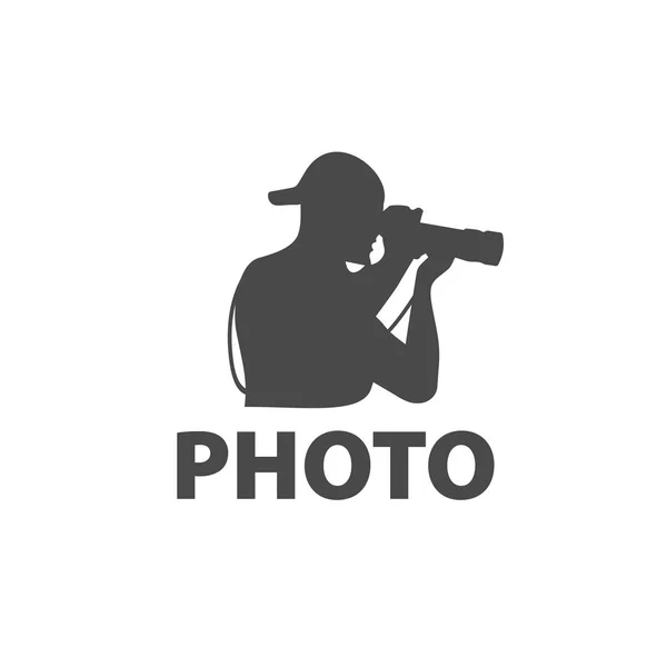 Caméra à logo vectoriel — Image vectorielle