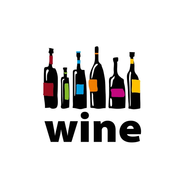 Logo wektor wino — Wektor stockowy