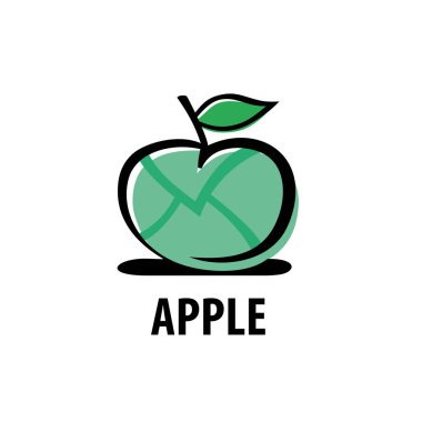 vektör logosu apple