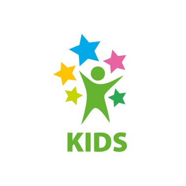 vektör logo çocuklar