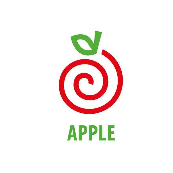 Logo vettoriale mela — Vettoriale Stock