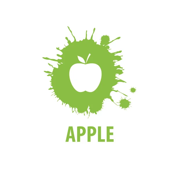 Vektör logosu apple — Stok Vektör