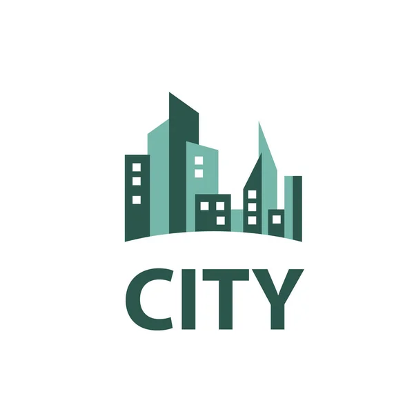Vector logo city — Stock Vector