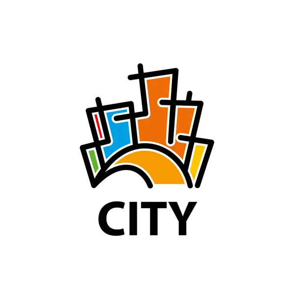 Vector logo ciudad — Archivo Imágenes Vectoriales