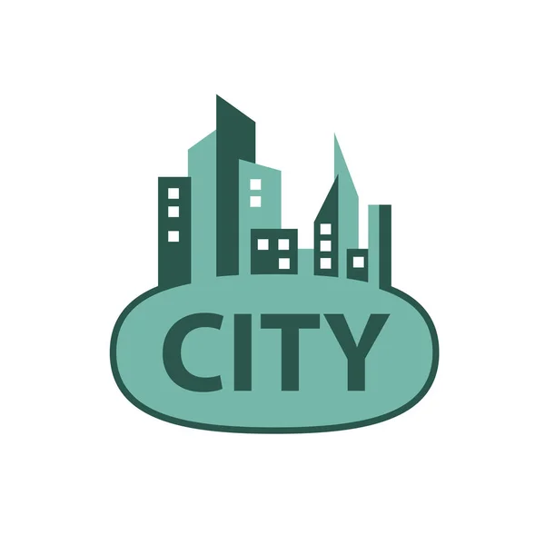 Vector logo city — Stock Vector