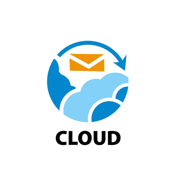 Logo vectoriel nuage — Image vectorielle