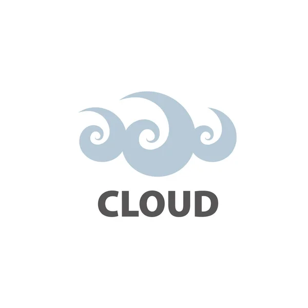 Logo vectoriel nuage — Image vectorielle