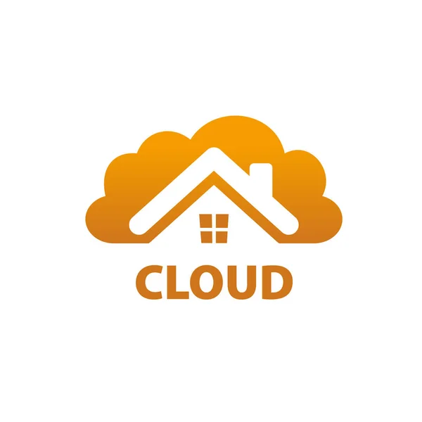 Logo vectoriel nuage — Image vectorielle