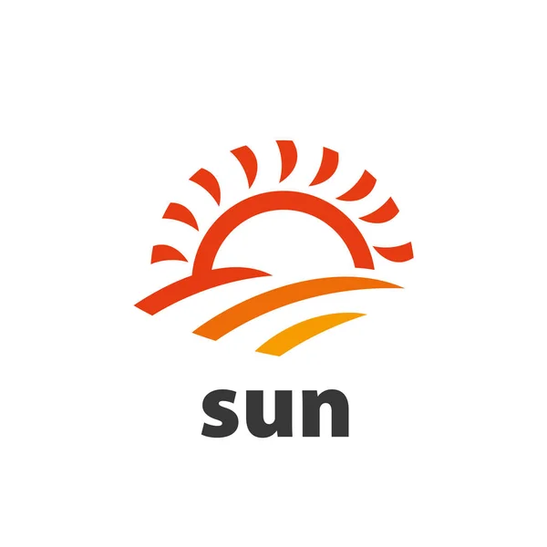 Logo vectoriel soleil — Image vectorielle