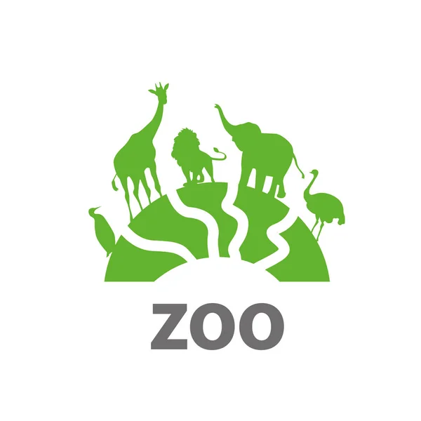 Vector logo zoo — Stock Vector