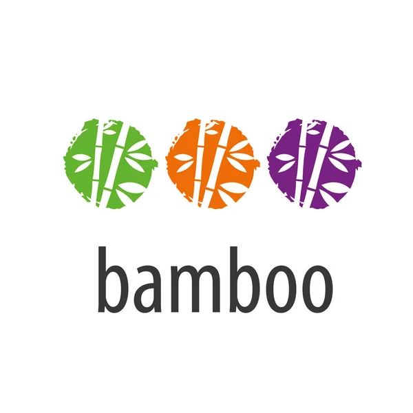 Vector logo bamboo — Stock Vector