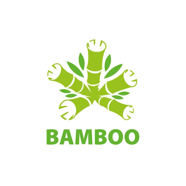 Vektor logo bambusz — Stock Vector