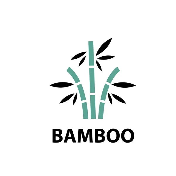 Vector logo bambú — Archivo Imágenes Vectoriales