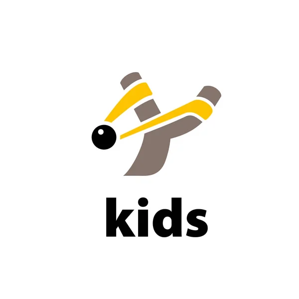 Vector logo kinderen — Stockvector