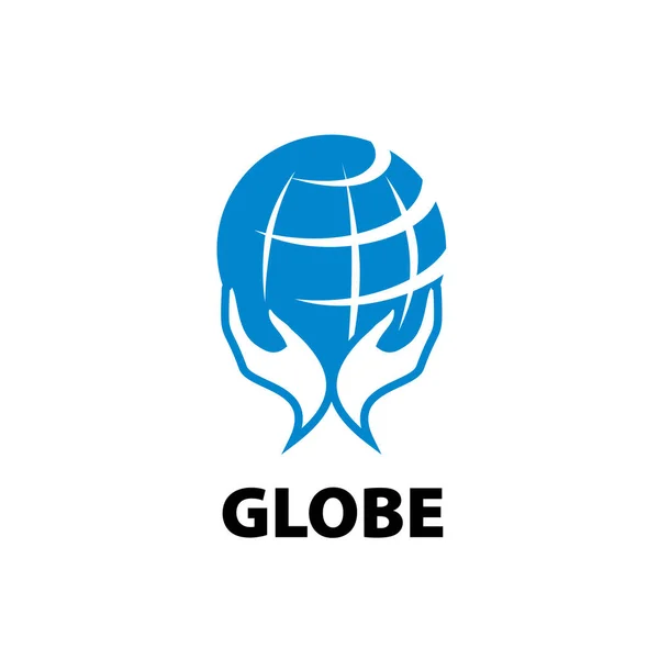 Vektor logo globus – Stock-vektor
