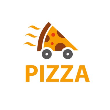 vektör logo pizza