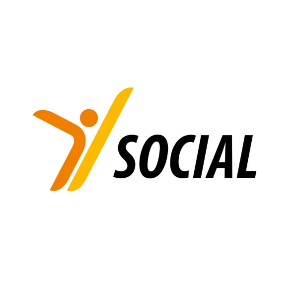 Logo vectoriel social — Image vectorielle