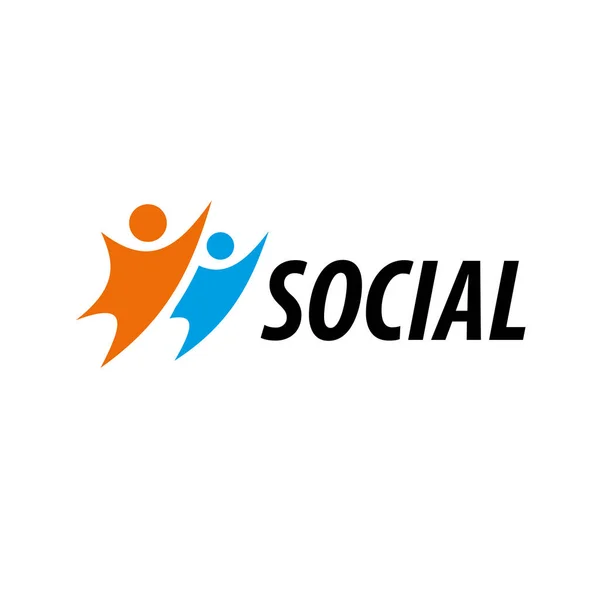 Logo vectoriel social — Image vectorielle