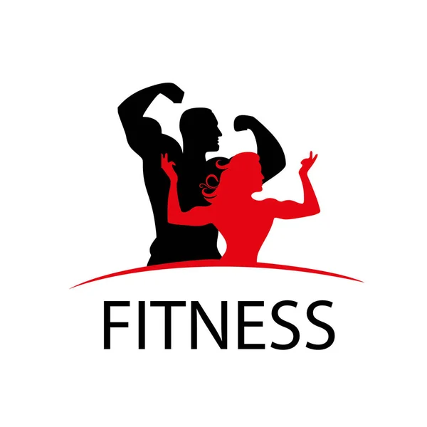 Logo vettoriale fitness — Vettoriale Stock