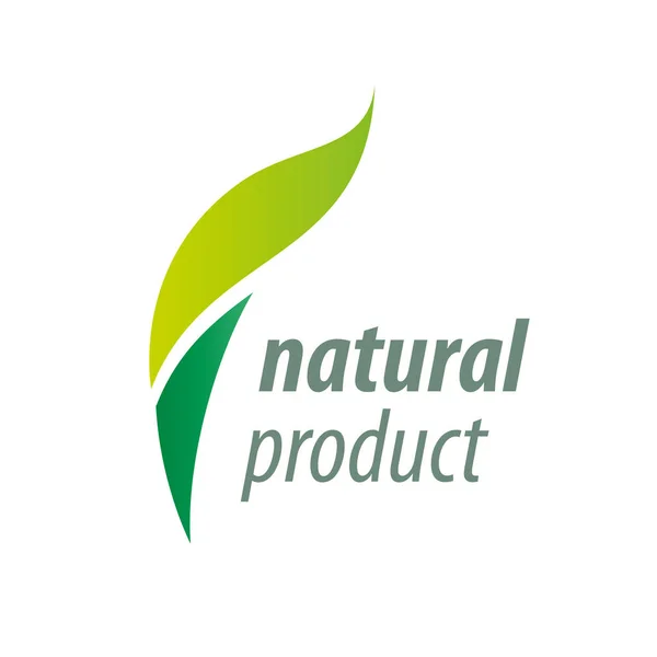 Sello vectorial del producto natural — Vector de stock