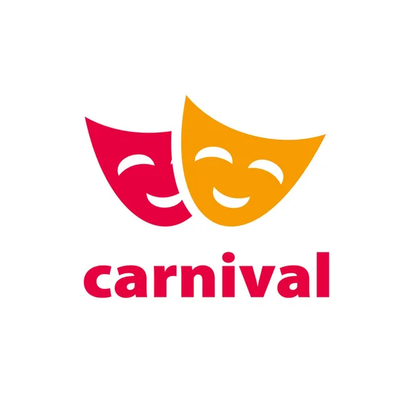 Vetor logotipo carnaval — Vetor de Stock