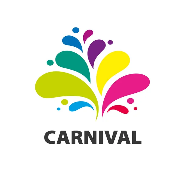 Logo vettoriale carnevale — Vettoriale Stock