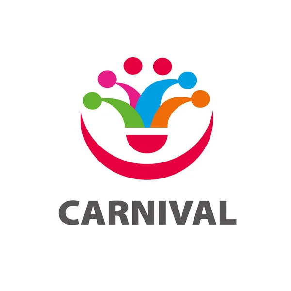 Vector logo carnaval — Vector de stock