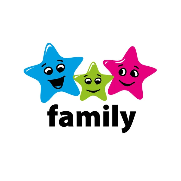 Vector logo family — Stock Vector