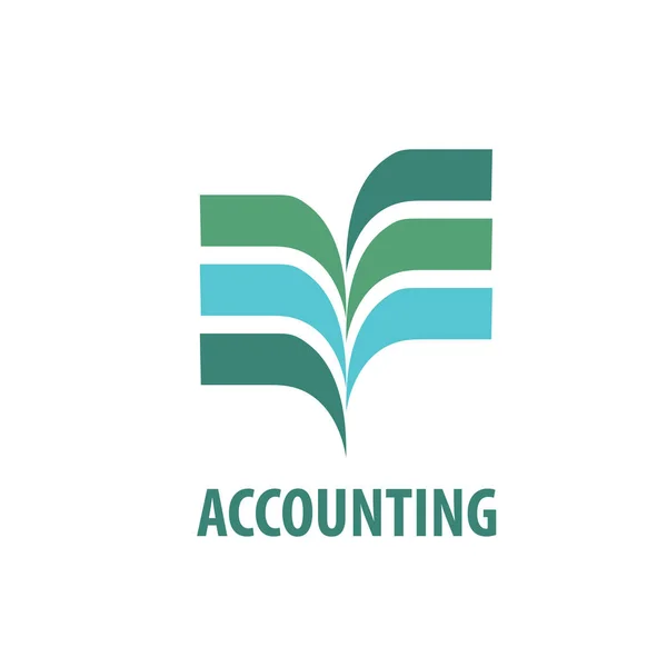 Vector logo contabilidad — Archivo Imágenes Vectoriales