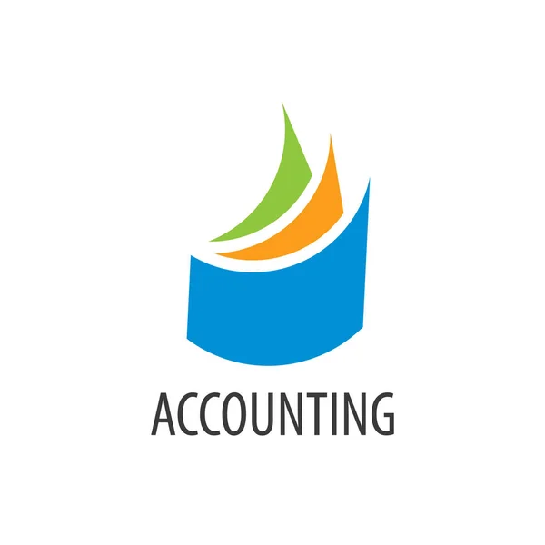 Vector logo contabilidad — Vector de stock