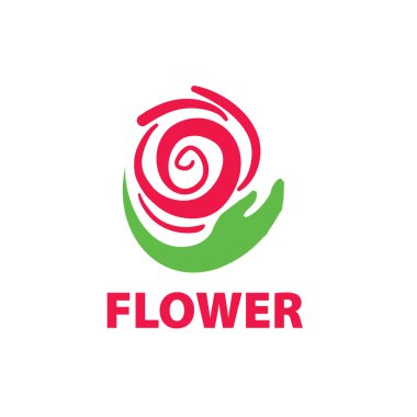 vektör logo çiçek