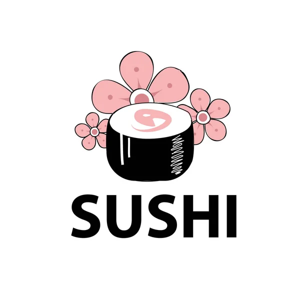 Logotipo do vetor sushi —  Vetores de Stock