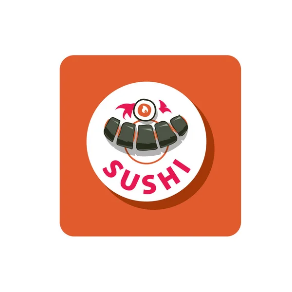 Vector logo sushi — Stock Vector