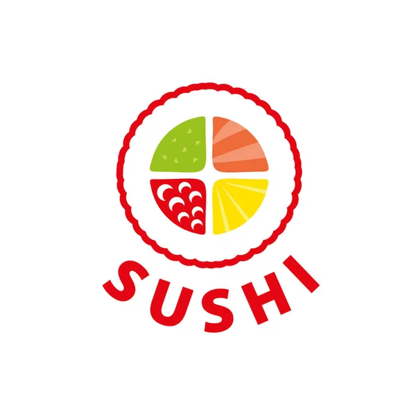 Sushi logo vettoriale — Vettoriale Stock