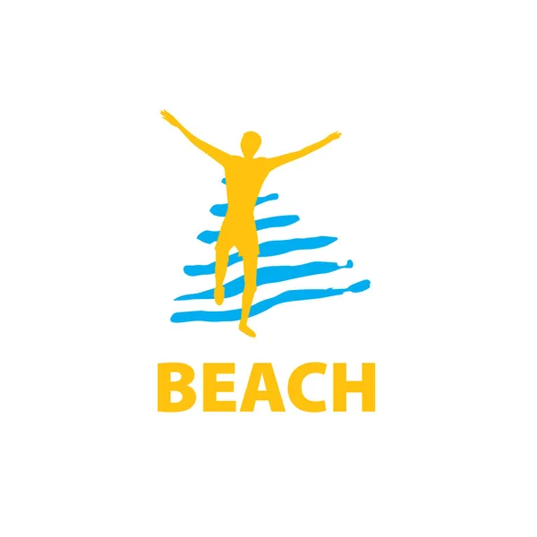 Vektorové logo beach — Stockový vektor