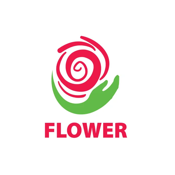 Wektor logo kwiatowy — Wektor stockowy