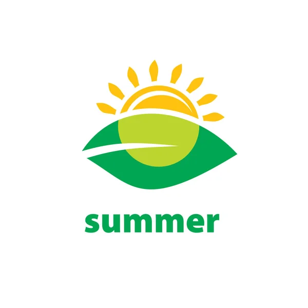 Vektor-Logo Sommer — Stockvektor
