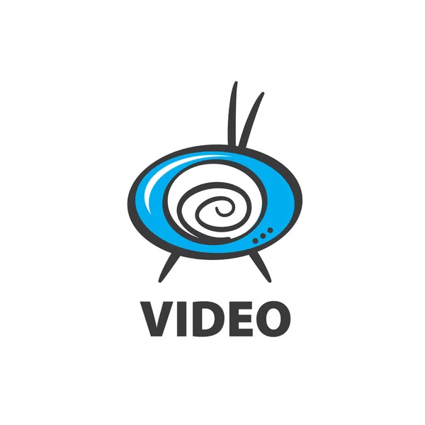 Vector logo vídeo — Vector de stock