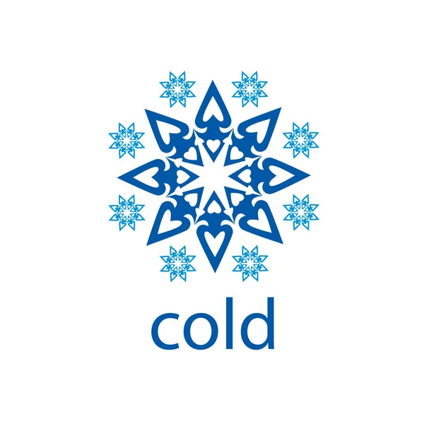 Векторный логотип холодный — стоковый вектор