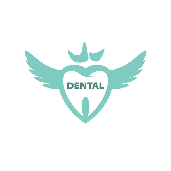 Logo vettoriale dentale — Vettoriale Stock