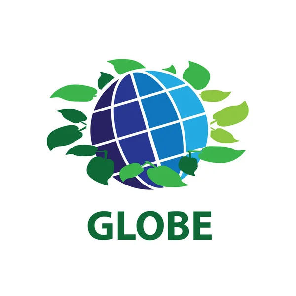 Vetor logotipo globo — Vetor de Stock