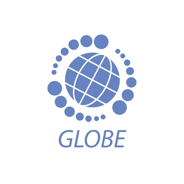 Vektor-Logo Globus — Stockvektor