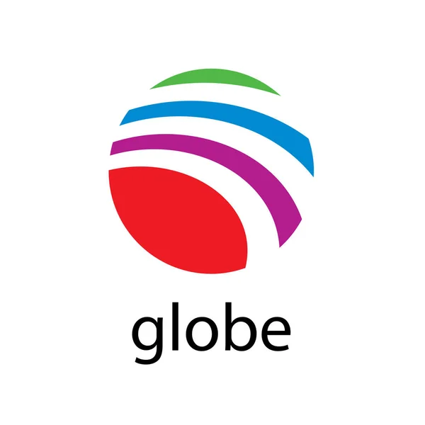 Logo vectoriel globe — Image vectorielle